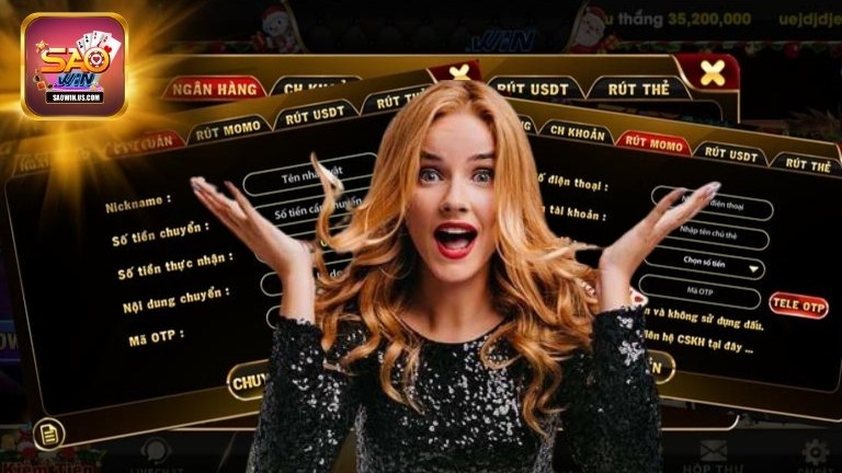 Các phương thức rút tiền tại nền tảng Sao Win