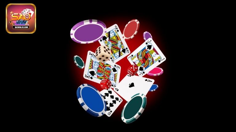 Game bài Saowin là sử dụng bộ bài 52 lá quen thuộc